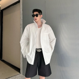 2024春夏巴黎*家oversize廓形骨感衬衫外套两色男女C1024P95，男装衬衫，电商C219