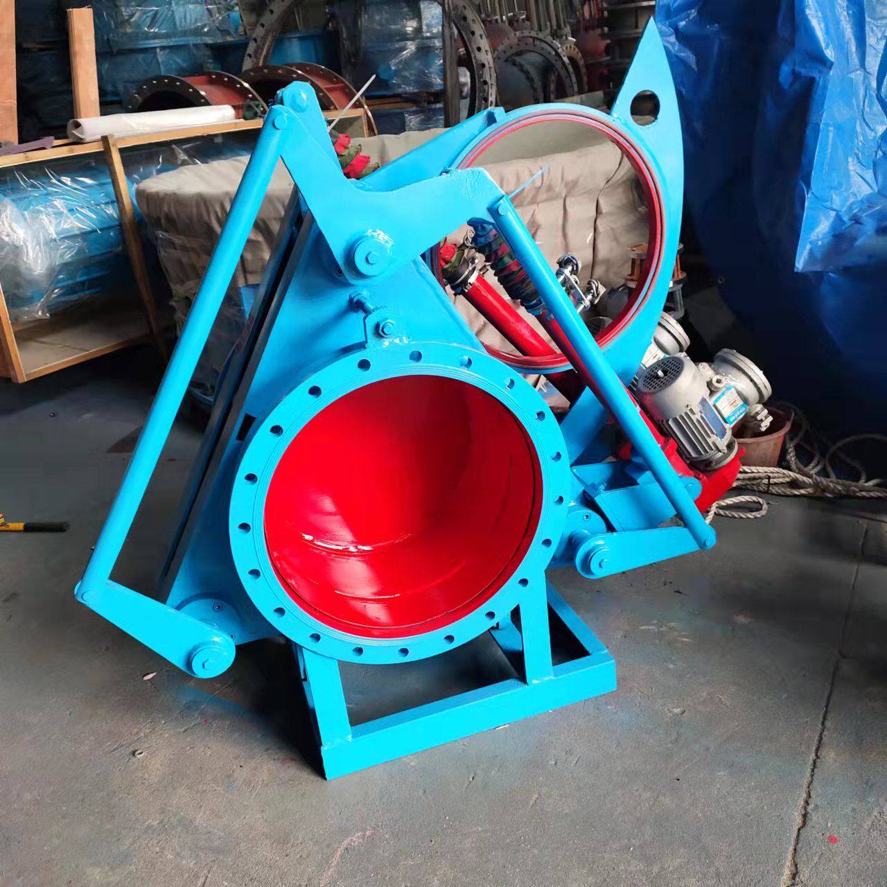 5c过煤气盲板阀眼镜阀推杆式带控制箱盲板阀