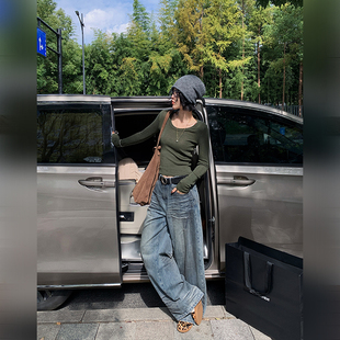 女 100绵羊毛正肩显瘦亲肤上衣内搭外穿保暖针织衫 十三粥 暖U公式