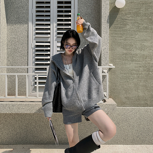 女秋宽松遮肉柔软亲肤简约时尚 休闲慵懒毛衣套装 济州度假 十三粥