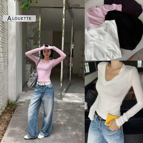 十三粥 08/05 19:30新品上新 日常刚需 天丝混纺显瘦修身女针织衫