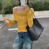 上衣女秋时尚 绵羊毛简约高级感长袖 百搭柔软舒适 肩线叙事 十三粥