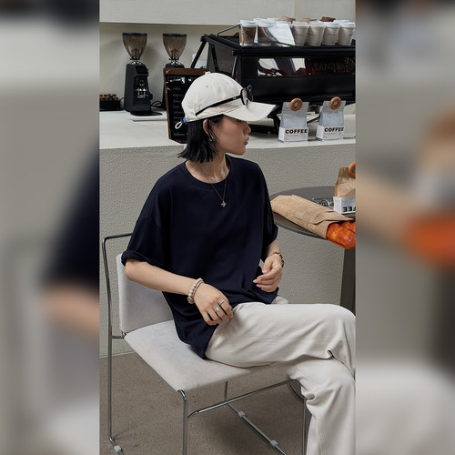 十三粥  素颜救星 100棉高顶宽檐显脸小时尚休闲百搭猪鼻扣棒球帽
