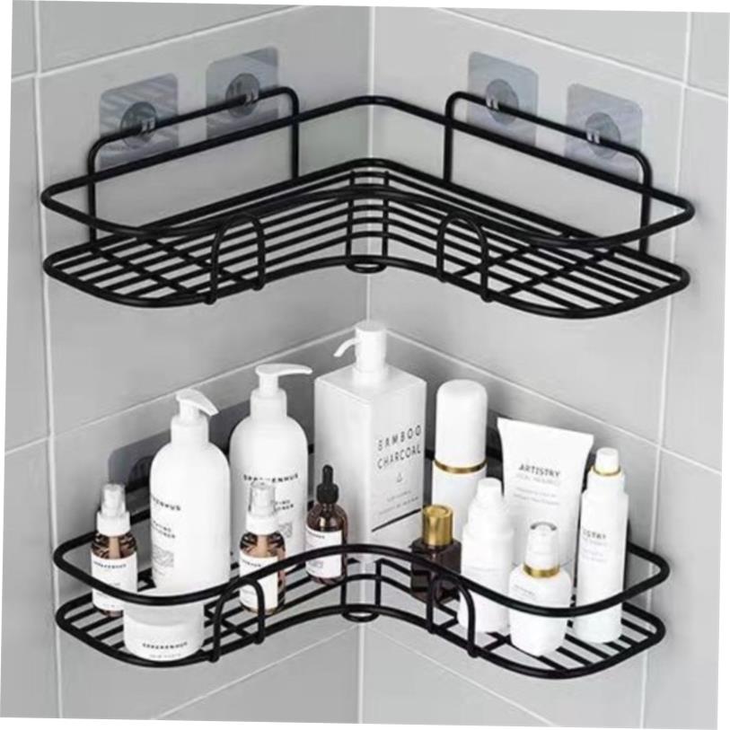 Kitchen Shelf Bathroom Accessories Punch Free Corner Rack