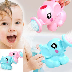 Baby cartoon elephant shower cup newborn child shower shampo