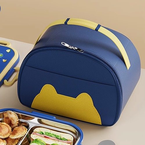 餐袋保温袋子小学生圆方饭盒手提