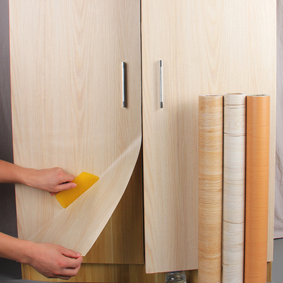 防水木纹贴纸自粘墙波音软片