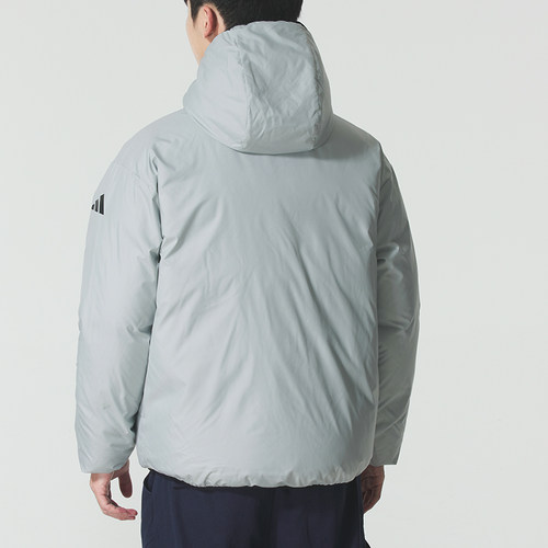 阿迪达斯（adidas）羽绒服男女 2025新款冬季保暖防风两面穿连帽