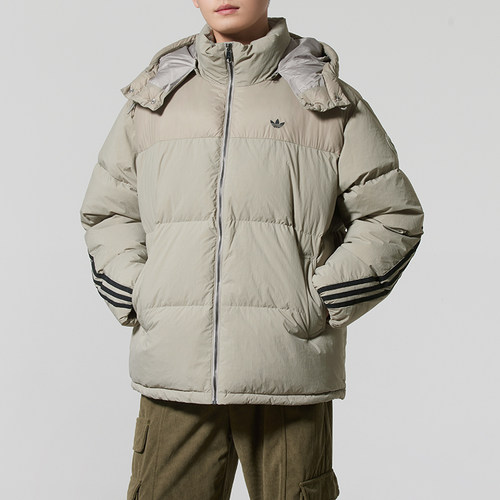 阿迪达斯（adidas）三叶草羽绒服男 2025冬季新款S PUFFER DOWN保