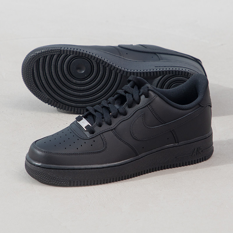 耐克AF1空军一号低帮黑色经典板鞋休闲运动鞋男鞋新款潮流百搭