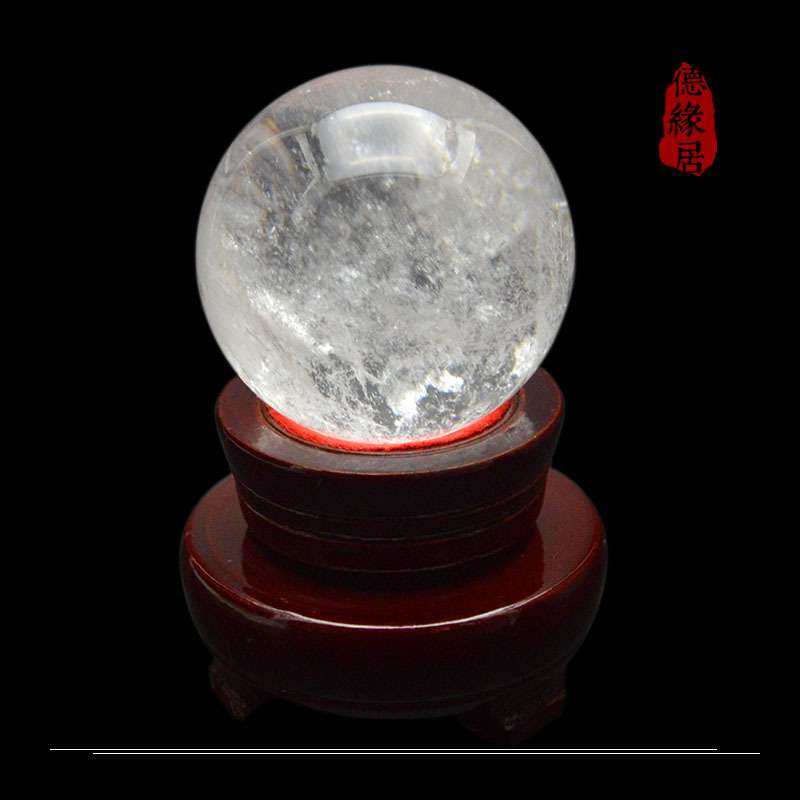 白水晶球家居摆件石底座打磨雕刻家居装饰客厅卧室吉祥摆件,家居饰品,桌面摆件,淘宝优惠券,粉丝福利购,淘宝优惠卷