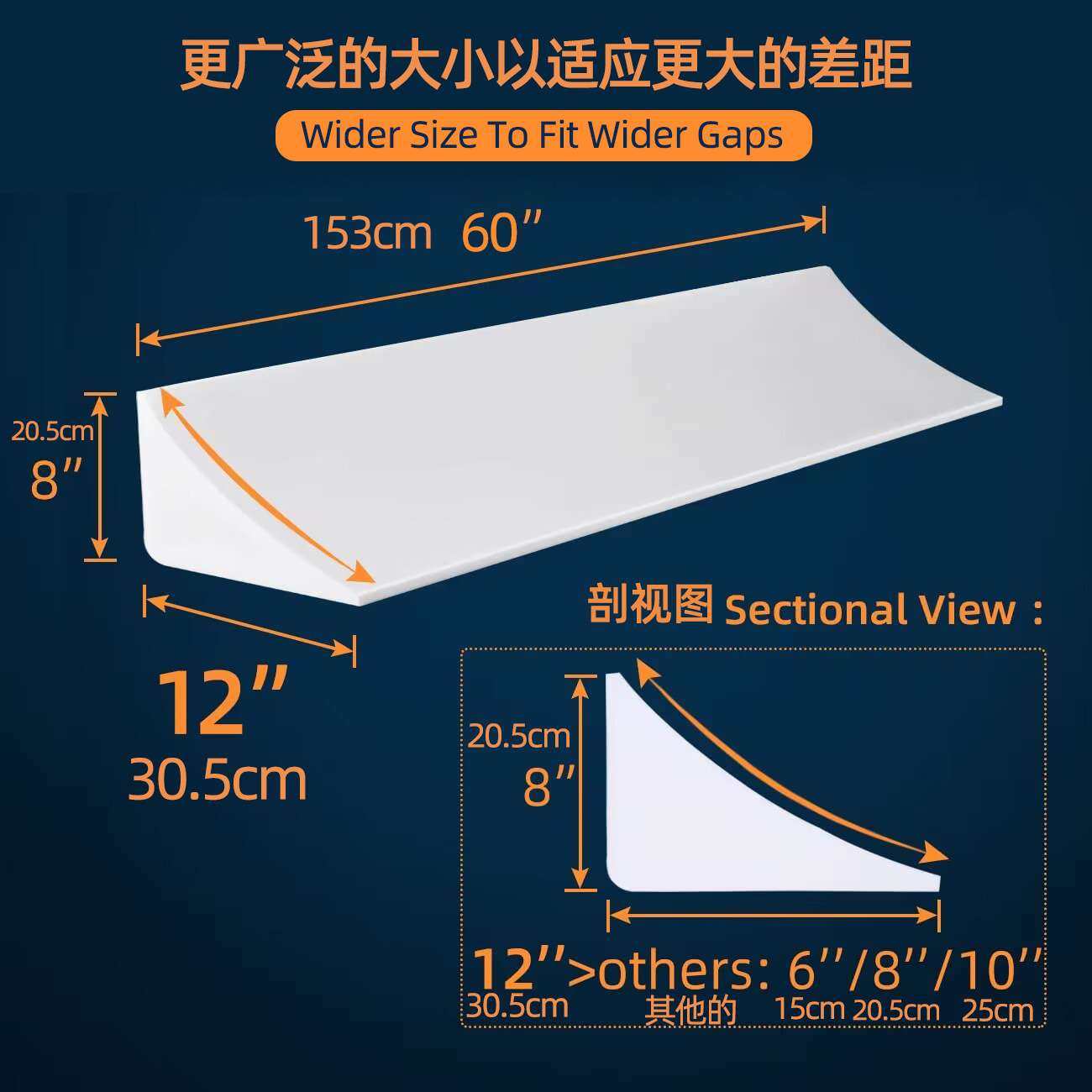 床缝填充器床楔形床垫填充物床边缝隙填充拼接床头床桥双床床塞子,居家布艺,床头靠垫,淘宝优惠券,粉丝福利购,淘宝优惠卷