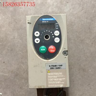 拆机施耐德ATV31H075M2A  0.75kw 功能正常(议价)