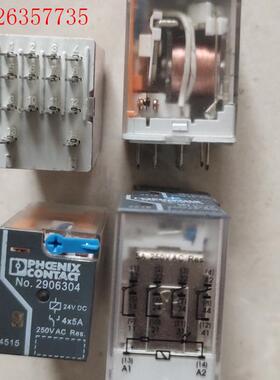 菲尼克斯2906304中间继电器/4开4闭24VDC/5A(议价)