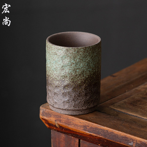 中式复古创意陶瓷主人杯大号