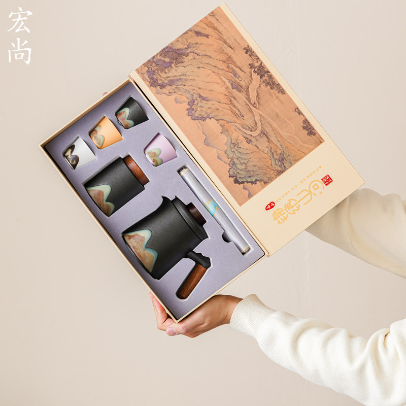 功夫茶杯茶具套装送朋友