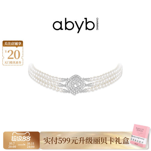abyb蕾丝玫瑰项链复古宴会颈链