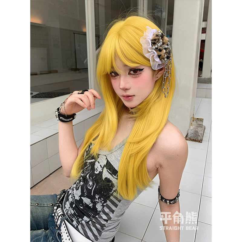 亚文化漫感高层次直发jk头套