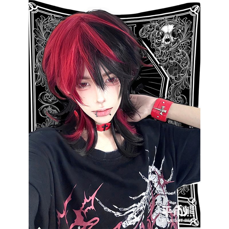 新中式狼尾鲻鱼头Lolita全头套