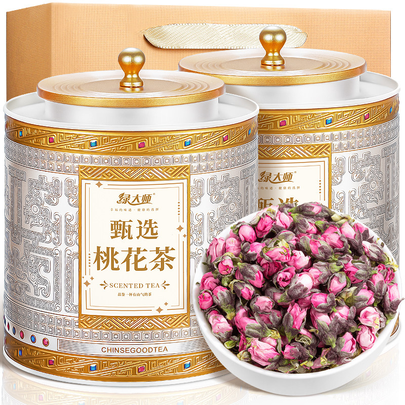 桃花茶-精选当季新花-桃花干花苞
