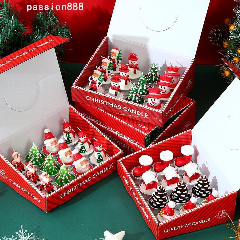 12 candle set for Christmas decoration12支套装蜡烛圣诞节装饰