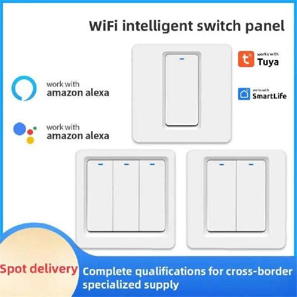 Meross Smart Light Switch WiFi Wall Switch Push Button 1/2