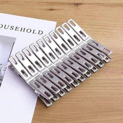 20pcs Stainless Steel Clothespins Kitchen Sealing Clips