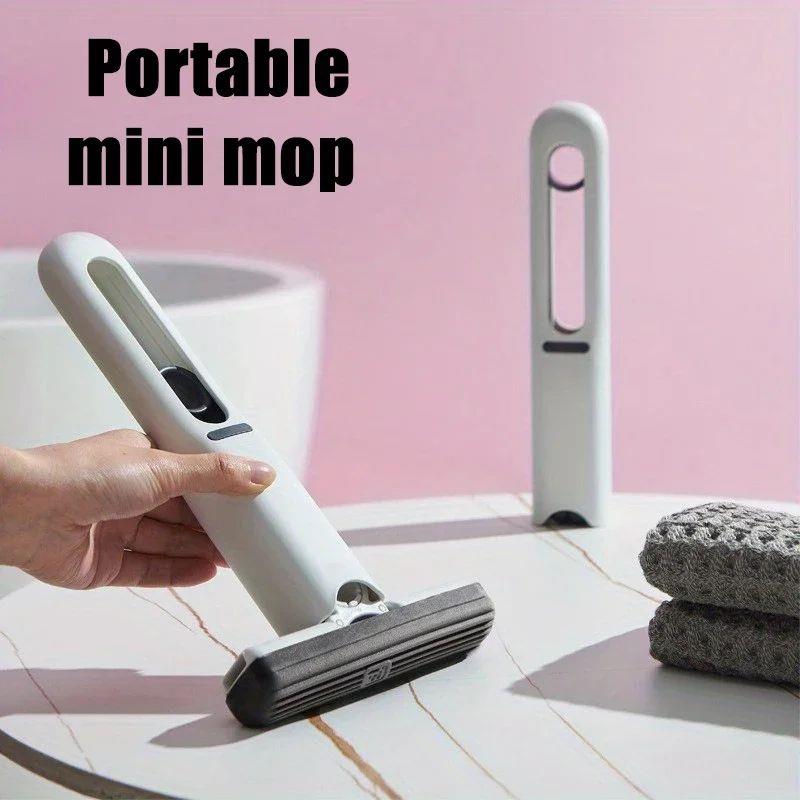 Mini Squeeze Mop Mini Mop Desk Kitchen Car Clean Tools Mops