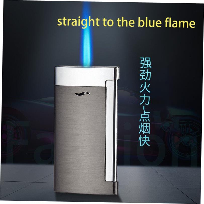 Straight flush windproof lighter inflatable lighter 打火机