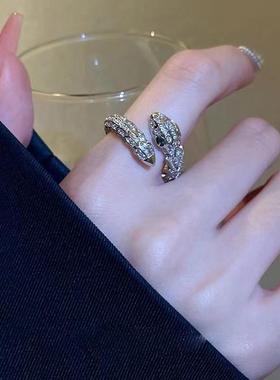 Snake Ring for Women戒指女小众设计高级感蛇戒子轻奢复古食指戒