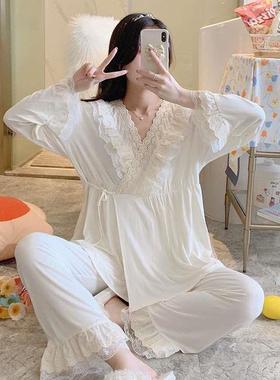 2673 New Modal Moon Suit Lactating Pregnant Women Go Out Pre