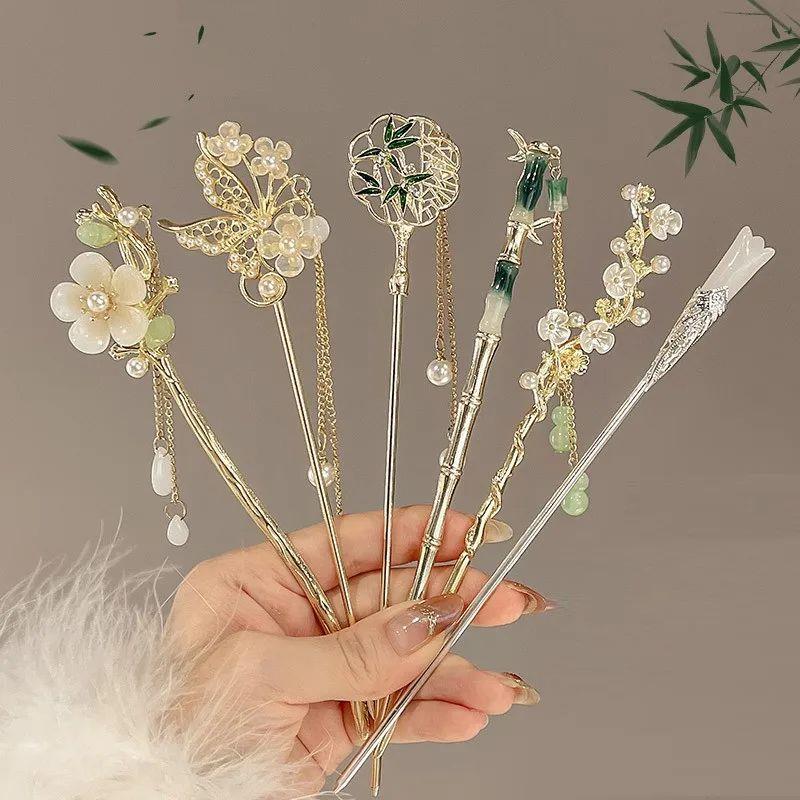 Retro Chinese Style Tassel Hair Clip For Women Hair Stick