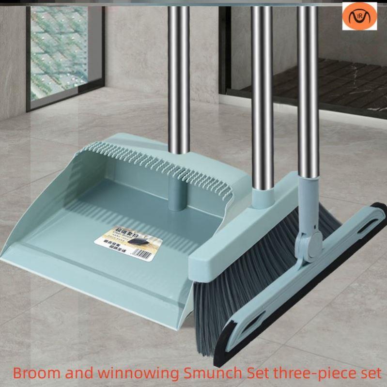 broom dustpan set household soft wool sweeping mop[ cleaning