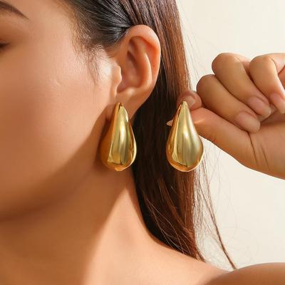 Vintage Comma Teardrop Earrings Hanging Water Drop Earrings