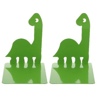 Dinosaur Metal Bookend Bookends Stopper Desktop Bookshelf
