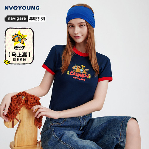 NVGYOUNG夏季短袖T恤女