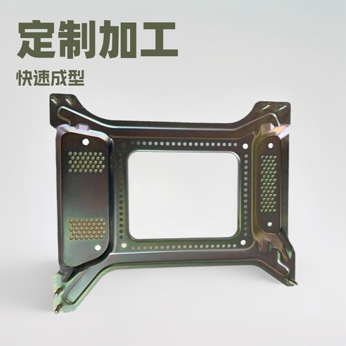 钣金工厂精密钣金件 镀锌件折弯新能源汽车零配件凸包精密钣金件
