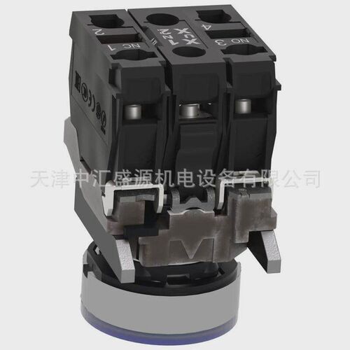 XB6EAF1J2F按钮开关16mm塑料一体式12V白色2NO/NC带灯按钮