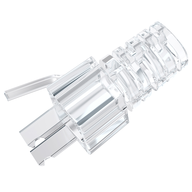 山泽水晶头护套 超五类六类七类环保胶套RJ45网线接头保护套 多款