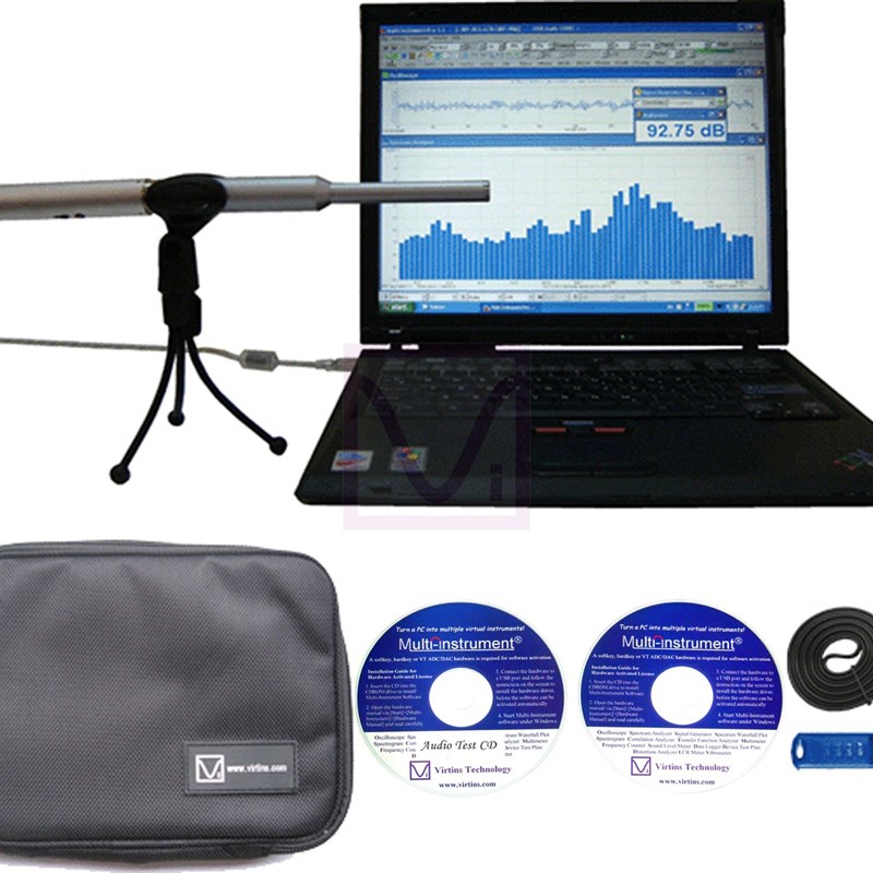 高精度实时音频分析仪(音频测试,声级计,示波器)噪音计RTA-168B