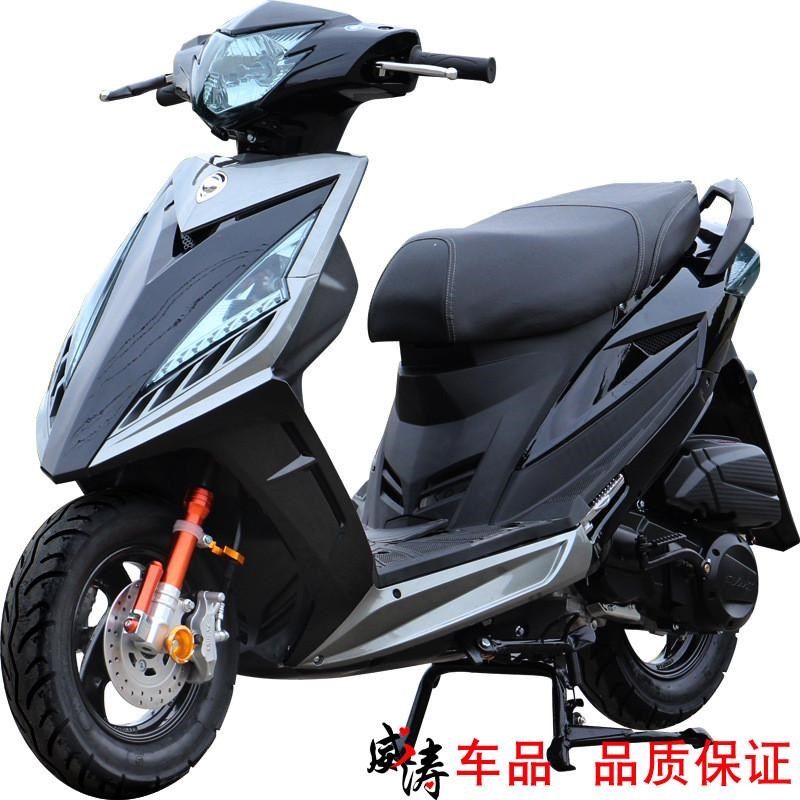 工厂车战速鬼火摩托车热销125cc燃油助力踏板车成人两轮直供