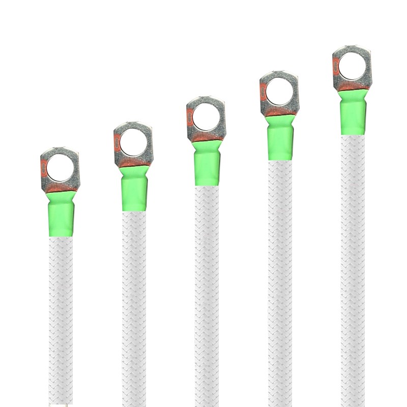 电动车电池连接线4平方纯铜加长端子铅酸电瓶车三轮车电池连接线
