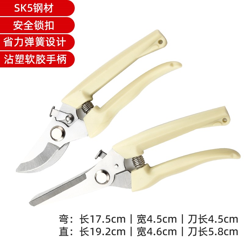 剪枝剪刀修剪树枝专用剪刀园林花艺果树剪刀粗大花剪园艺剪子工具