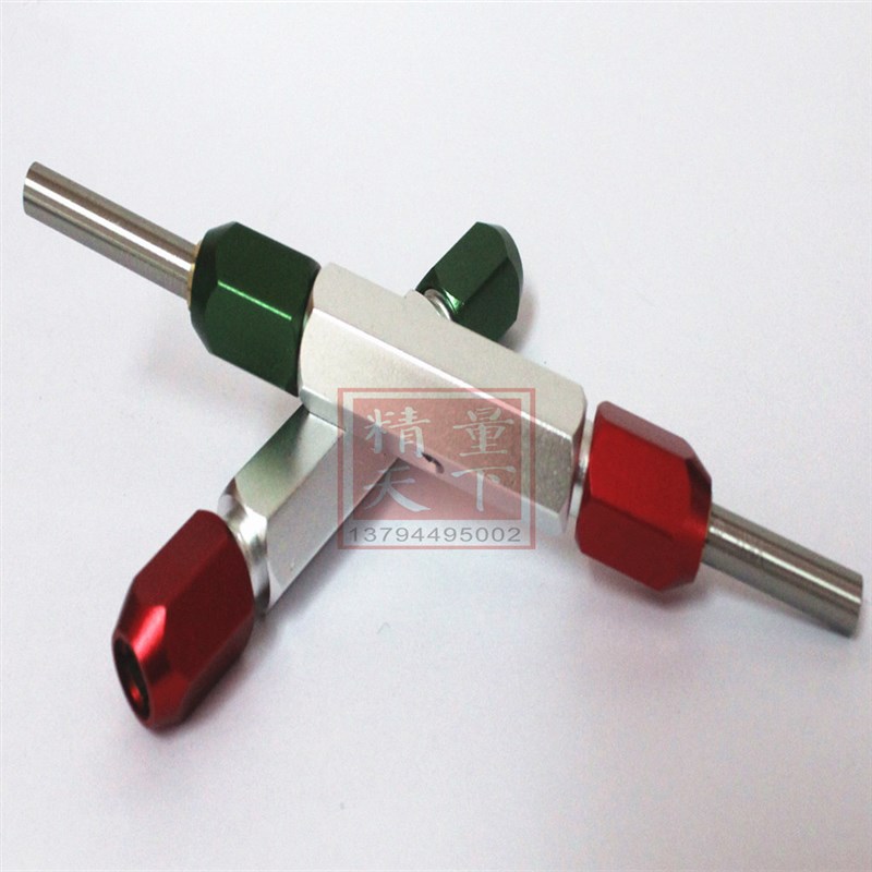 红绿针规夹柄0.1-1 1-2 2-3 3-4塞规柄通止规柄pin规双头检具手柄