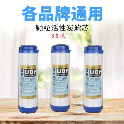 家用净水器纯水机10寸UDF颗粒活性炭滤芯 第二级滤芯 行业通用