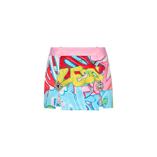 PHILIPP PLEIN 女士Bombing Graffiti迷你半身裙