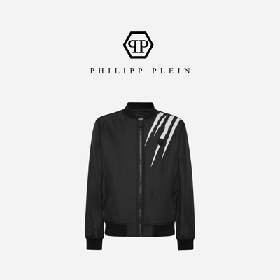 PHILIPP PLEIN 2026早春男士字母夹克精致外套棒球服PLEINSPORT