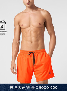 PHILIPP PLEIN 男士Hexagon沙滩休闲短裤