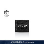 PHILIPP Plein钱包 鳄鱼纹皮革Gothic PLEIN 男士