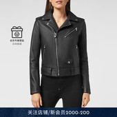 PHILIPP PLEIN 女士机车皮衣夹克外套秋冬